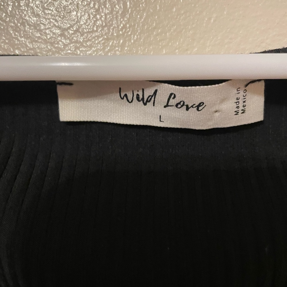 Black Long Sleeve Top - Picture 3 of 3